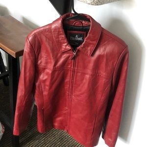 JL Colebrook red jacket